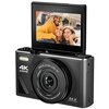 Aparat cyfrowy EASYPIX V64 Flip Czarny, 18x zoom cyfrowy, 4K