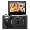 Aparat cyfrowy EASYPIX V64 Flip Czarny, 18x zoom cyfrowy, 4K Wielkość ekranu LCD [cal] 3