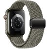 Pasek TECH-PROTECT NylonMag do Apple Watch 6/7/8/9/10/SE/Ultra 1/2 (44/45/46/49mm) Oliwkowy Materiał Nylon