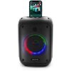 Głośnik mobilny SQUEAK Beatflow Radio FM Czarny Złącza USB-C