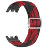 Pasek BELINE Nylon do Xiaomi Mi Band 8 Czarno-czerwony