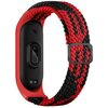 Pasek BELINE Nylon do Xiaomi Mi Band 8 Czarno-czerwony Rodzaj Pasek