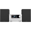 Wieża KENWOOD M-725DAB Srebrna, Odtw.CD/-R/-RW, BT, Tuner FM/DAB+, Korektor dźwięku, kolorowy wyświetlacz TFT