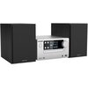 Wieża KENWOOD M-725DAB Srebrna, Odtw.CD/-R/-RW, BT, Tuner FM/DAB+, Korektor dźwięku, kolorowy wyświetlacz TFT Magnetofon Nie
