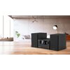 Wieża KENWOOD M-725DAB Czarna, Odtw.CD/-R/-RW, BT, Tuner FM/DAB+, Korektor dźwięku, kolorowy wyświetlacz TFT Radio FM
