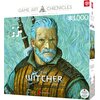 Puzzle CENEGA Game Art Chronicles Wiedźmin Geralt i Vincent Van Gogh (1000 elementów) Rodzaj Tradycyjne