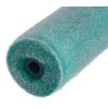Zielony wałek malarski z widoczną teksturą włosia, z otworem na uchwyt w środku. Produkt to "Wałek STALCO S-38927 160 mm (2 szt.)".