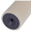 Na zdjęciu znajduje się wałek malarski z jasnym, puszystym pokryciem i ciemnoszarym plastikowym zakończeniem. Produkt to "Wałek STALCO PERFECT S-73849 60 mm (2 szt.)".