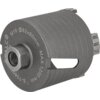 Szara otwornica z widocznym napisem: "STALCO M16 Ø82x80mm MAX 1200 min⁻¹ S-70806". Produkt ma cylindryczny kształt z otworem na środku i wycięciem po boku.