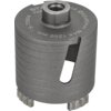 Na zdjęciu znajduje się metalowa otwornica z widocznym napisem: "STALCO PERFECT S-70806 Ø82x80mm MAX 1200 min". Produkt ma cylindryczny kształt z ząbkowanym brzegiem i otworem na środku.