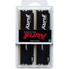 Opakowanie zawiera dwa moduły pamięci RAM z widocznymi napisami "KINGSTON FURY" oraz "BEAST DDR5". Na opakowaniu znajduje się również adres strony internetowej: "kingston.com/fury" oraz logo "INTEL" i "AMD".