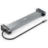 Stacja dokująca HAMA 9w1 USB Typu C 3.2 Gen. 1 Pasywna Dodatkowe informacje Aluminiowa konstrukcja