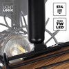 Oprawa ścienno-sufitowa LIGHTLOGIC 66190 Czarny Maksymalna moc żarówki [W] 7