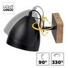 Oprawa ścienno-sufitowa LIGHTLOGIC 66192 Czarny Pomieszczenie Do jadalni