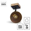 Oprawa ścienno-sufitowa LIGHTLOGIC 66192 Czarny Pomieszczenie Do sypialni