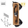 Oprawa ścienno-sufitowa LIGHTLOGIC 66193 Czarny Pomieszczenie Do salonu
