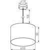 Lampa sufitowa LIGHTLOGIC LL DORU C 66176 Brązowo-czarny Rodzaj Lampa sufitowa