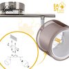 Lampa ścienno-sufitowa LIGHTLOGIC LL ESEK EL-2I E14 Pomieszczenie Do salonu