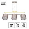 Lampa ścienno-sufitowa LIGHTLOGIC LL ESEK C-I E14 Maksymalna moc żarówki [W] 3 x 7