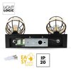 Oprawa ścienno-sufitowa LIGHTLOGIC LL ITEZ EL-2I 66181 Źródło światła w komplecie Nie