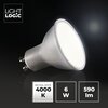 Żarówka LED LIGHTLOGIC 66049 LL GU10 6W-NW Nowa klasa efektywności energetycznej F