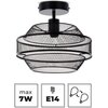 Lampa sufitowa LIGHTLOGIC LL KASS XXL 1xE14 66186 Czarny Pomieszczenie Do jadalni