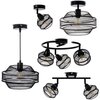 Lampa sufitowa LIGHTLOGIC LL KASS XXL 1xE14 66186 Czarny Maksymalna moc żarówki [W] 7