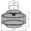 Lampa sufitowa LIGHTLOGIC LL KASS XXL 1xE14 66186 Czarny Rodzaj Lampa sufitowa