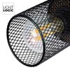 Oprawa ścienno-sufitowa LIGHTLOGIC 66188 Czarny Pomieszczenie Do salonu