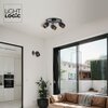 Lampa sufitowa LIGHTLOGIC LL ANSE PLAFON 3xE14 66203 Rodzaj Lampa sufitowa