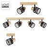 Lampa sufitowa LIGHTLOGIC LL BENI EL-1I E14 66204 Pomieszczenie Do sypialni