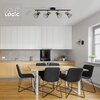 Oprawa ścienno-sufitowa LIGHTLOGIC 66210 Czarny Rodzaj Oprawa ścienno-sufitowa