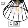 Oprawa ścienno-sufitowa LIGHTLOGIC 66211 Czarny Maksymalna moc żarówki [W] 3 x 7