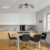 Oprawa ścienno-sufitowa LIGHTLOGIC 66211 Czarny Rodzaj Oprawa ścienno-sufitowa