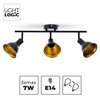Lampa ścienno-sufitowa LIGHTLOGIC LL KOFE EL-3I E14 66216 Źródło światła w komplecie Nie