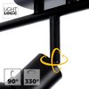 Lampa ścienno-sufitowa LIGHTLOGIC LL KOFE EL-3I E14 66216 Pomieszczenie Do biura