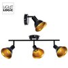 Lampa ścienno-sufitowa LIGHTLOGIC LL KOFE EL-3I E14 66216 Pomieszczenie Do salonu
