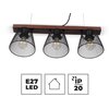 Lampa sufitowa LIGHTLOGIC LL DRAH C-I 66233 Brązowo-czarny Pomieszczenie Do biura