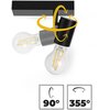 Lampa ścienno-sufitowa LIGHTLOGIC LL DZAN EL-1I E27 Pomieszczenie Do jadalni