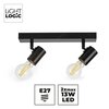 Lampa ścienno-sufitowa LIGHTLOGIC LL DZAN EL-2I E27 Źródło światła w komplecie Nie