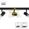 Lampa ścienno-sufitowa LIGHTLOGIC LL DZAN EL-3I E27 Pomieszczenie Do jadalni