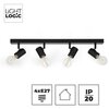 Lampa ścienno-sufitowa LIGHTLOGIC LL DZAN EL-4I E27 Pomieszczenie Do jadalni