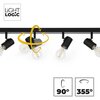 Lampa ścienno-sufitowa LIGHTLOGIC LL DZAN EL-4I E27 Pomieszczenie Do pokoju dziennego