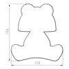 Lampa stołowa LIGHTLOGIC LL BEAR DIM CR 66363 Kremowy Dominujący kolor Kremowy