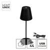Lampka stołowa LED LIGHTLOGIC LL WARS DIM CCT B 66318 Dominujący kolor Czarny