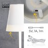 Lampka stołowa LED LIGHTLOGIC LL WARS DIM CCT W 66319 Wymiary [mm] 120 x 120 x 382