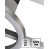 Oprawa LED LIGHTLOGIC LL DIJON LEDSTEPDIM (66283) Srebrny Pomieszczenie Do biura