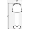 Lampka stołowa LIGHTLOGIC LL JERE DIM RGB YL (66321) Żółty Rodzaj Lampka stołowa