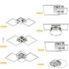 Oprawa LED LIGHTLOGIC LL DIJON 2S-LED (66284) Srebrny Zasilanie Sieciowe
