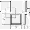 Oprawa LED LIGHTLOGIC LL DIJON 2S-LED (66284) Srebrny Rodzaj Oprawa sufitowa